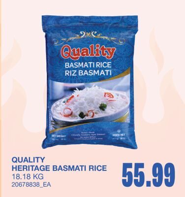 HERITAGE BASMATI RICE from Wholesale Club