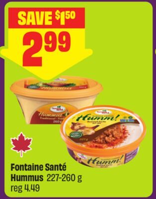 Fontaine Santé Hummus from FreshCo