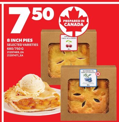 8 INCH PIES from Loblaws City Market