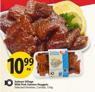 Salmon Village Wild Pink Salmon Nuggets from Save-On-Foods