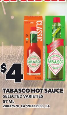 TABASCO HOT SAUCE from Loblaws