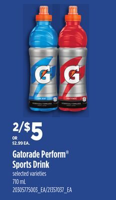 GATORADE PERFORM® SPORTS DRINK from Loblaws City Market