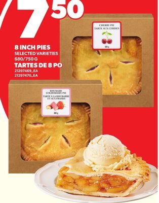 8 INCH PIES from Your Independent Grocer