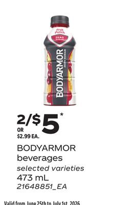 BODYARMOR beverages from Your Independent Grocer