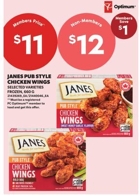 JANES PUB STYLE CHICKEN WINGS from Real Canadian Superstore