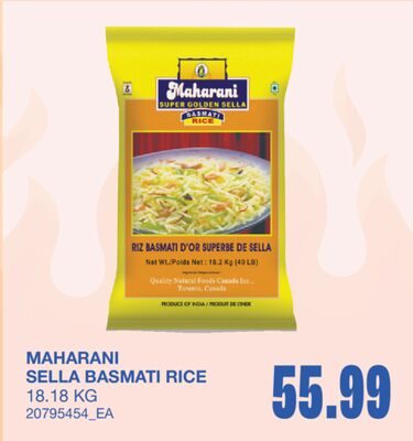 SELLA BASMATI RICE from Wholesale Club