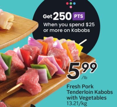 Fresh Pork Tenderloin Kabobs with Vegetables from Safeway
