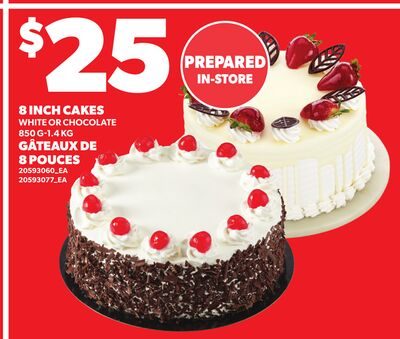 8 INCH CAKES, -1. from Your Independent Grocer
