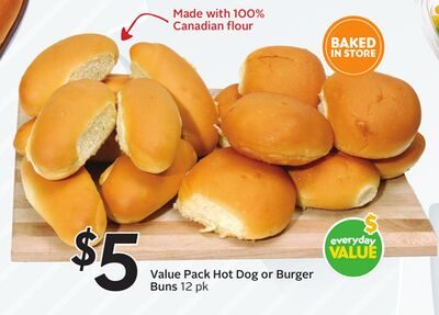 Value Pack Hot Dog or Burger Buns from Safeway