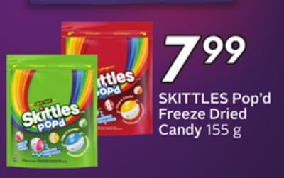 Pop'd Freeze Dried Candy from Safeway