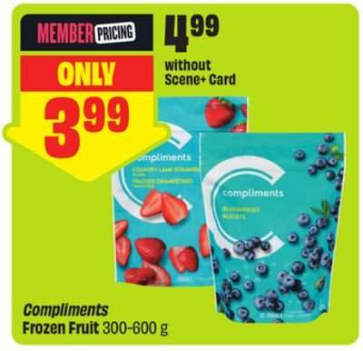 Compliments Frozen Fruit from FreshCo