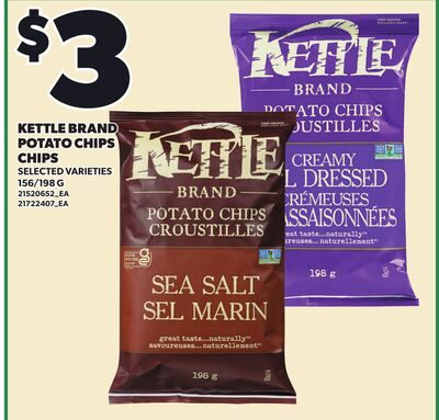 KETTLE BRAND POTATO CHIPS CHIPS from Loblaws