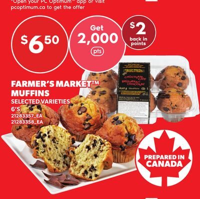 FARMER'S MARKET™ MUFFINS, 6'S from Zehrs
