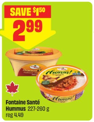 Fontaine Santé Hummus from FreshCo