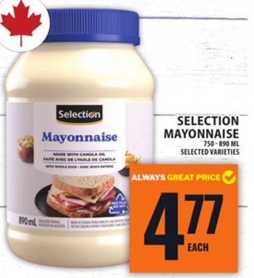 SELECTION MAYONNAISE from Food Basics