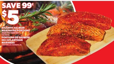 ATLANTIC SALMON MARINATED PORTIONS from Your Independent Grocer