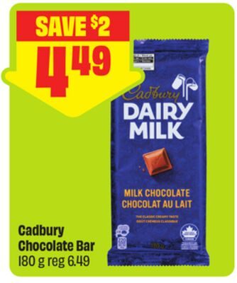 Cadbury Chocolate Bar from FreshCo