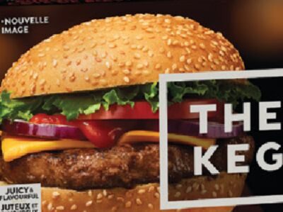 THE KEG PRIME RIB BEEF BURGERS, 6 oz 6 × from Fortinos