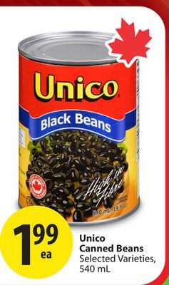 Unico Canned Beans from Save-On-Foods