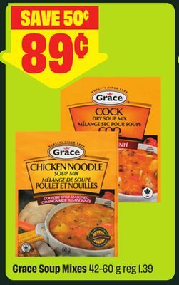 Grace Soup Mixes from FreshCo