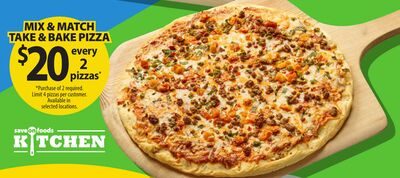 TAKE & BAKE PIZZA from Save-On-Foods