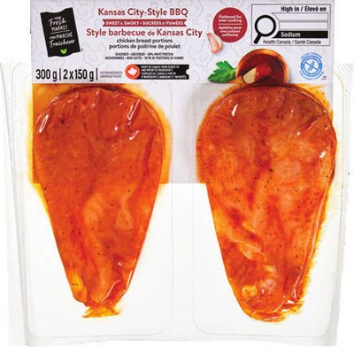 Your Fresh Market jerk or Kansas City-style BBQ chicken portions from Walmart Canada