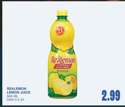 LEMON JUICE from Wholesale Club