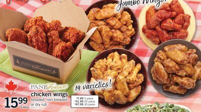 CHICKEN WINGS, 10 pieces from Fortinos