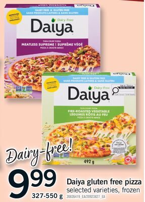 DAIYA GLUTEN FREE PIZZA from Fortinos
