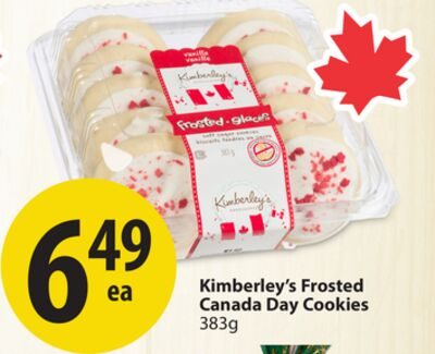 Kimberley's Frosted Canada Day Cookies from Save-On-Foods
