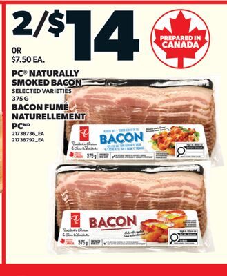 BACON FUMÉ NATURELLEMENT PC from Valu-mart