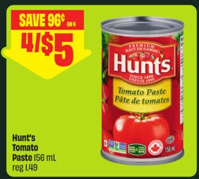 Hunt's Tomato Pasta from FreshCo