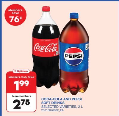 SOFT DRINKS from Wholesale Club