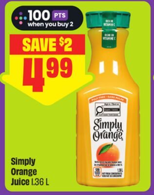 Simply Orange Juice from FreshCo