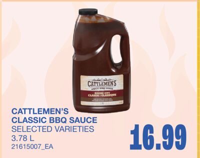 CLASSIC BBQ SAUCE from Wholesale Club