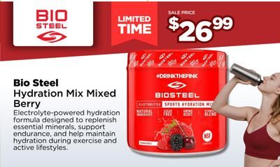 BIO STEEL HYDRATION MIX MIXED BERRY from Metro